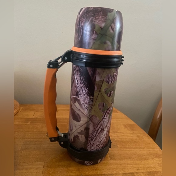 Field & Stream stainless steel handled hot/cold hunter &/ camping thermos - Picture 2 of 11